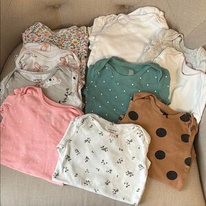 Assorted Baby Onesies & Pants Set - Long Sleeve/Pant